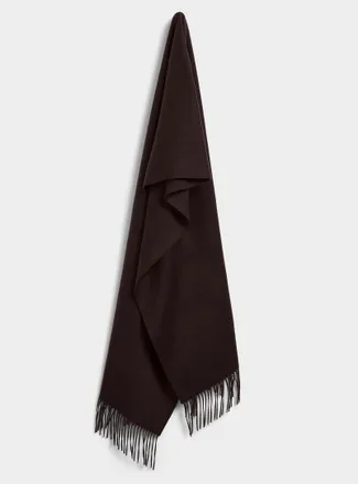 Simons Womens XL wool and cashmere scarf