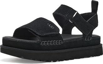 UGG Goldenstar Womens Shoes Black : 7.5 B - Medium, Suede