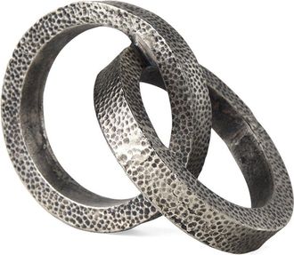 Mercana Rafiki Set Of 2 Hammered Conjoined Circles