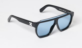 Off-white Occhiali da sole aviatore in acetato con forma stondata e logo Arrow