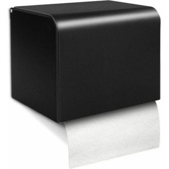 OEM Soporte De Papel Higi&eacute;nico De Pared Y Caja De Pa&ntilde;uelos Impermeable, Dispensador Y Portarrollos, Negro Mate - Crezuo
