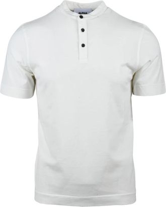 Alpha Studio Serafino Poloshirt - Heren - T-shirts - Wit - XL - Katoen - Tops