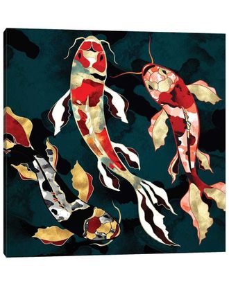 iCanvas Discontinued Icanvas Metallic Koi Canvas Wall Art