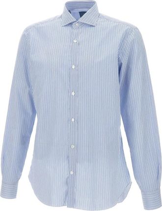 Barba Dandylife Shirt - Heren - Casual Overhemden - Blauw - 4XL - Katoen - Overhemden