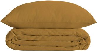 Atmosphera Atmosphera - Ropa De Cama - Percal - Amarillo Ocre - 240x260 Cm Cr&eacute;ateur DInt&eacute;rieur