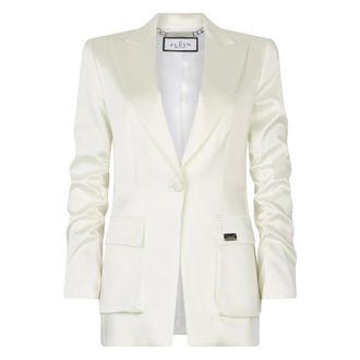 Philipp Plein Jassen, Dames, Beige, S, Blazers