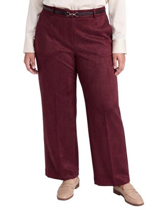 Anne Klein Plus Wide Leg Scuba Pant