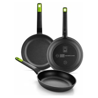 Bra Pack 3 Sartenes Bra Gastro A841202/ &Oslash;20cm/ &Oslash;24cm/ &Oslash;28cm/ Apta Para Inducci&oacute;n