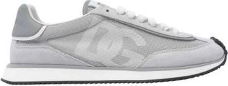 Dolce & Gabbana Flat Schoenen - Heren - Sneakers - Grijs - 40 1/2 EU - Schoenen