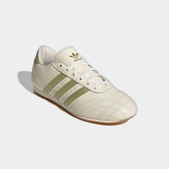 adidas Sneaker ADIDAS ORIGINALS TAEKWONDO LACE, Damen, Gr. 39, weiss (cream wei&szlig;, gold metallic, gum 3), Leder, Schuhe Sneaker