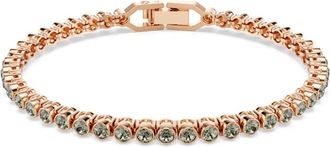 Swarovski Accessoires, Dames, Roze, ONE Size, Elegante Imber Crystal Armband in Grijs