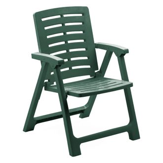 Dmora Dmora Chaise De Camping Pliante, Made In Italy, 55x59x82 Cm, Couleur Verte