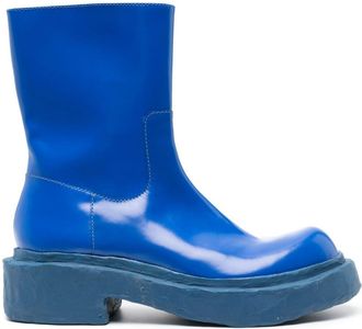 Camperlab Vamonos chunky-sole leather boots - unisex - Leather - 43 - Blue