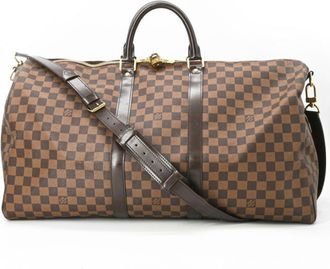 Louis Vuitton Brown Damier Canvas Damier Canvas Boston Bag (Pre-Owned)