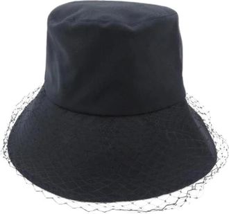 Dior Pre-owned Hoed - Dames - Vintage Accessoires - Zwart - ONE Size - Vintage