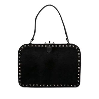 Valentino Pre-owned Vintage Pony Hair Handbag - Dames - Pre-owned - Zwart - Maat: ONE Size