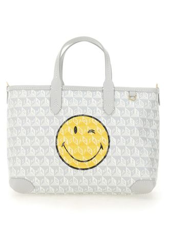 Anya Hindmarch Light Grey I Am A Plastic Tote Bag