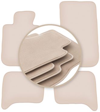 OEM Alfombrillas Beige Premium Para: Bmw 5 E28 Sed&aacute;n 1980-1990