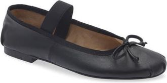Tony Bianco Caspian Mary Jane Flat in Black Nappa at Nordstrom, Size 7.5