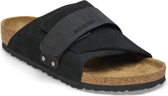 Birkenstock Womens Kyoto Nubuck Leather/suede Sandals In Black