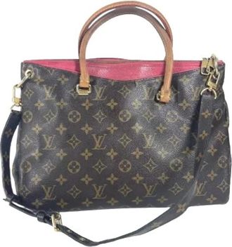 Louis Vuitton Pre-owned Monogram Canvas Handbag - Dames - Vintage Handtas - Bruin - ONE Size - Leer - Vintage