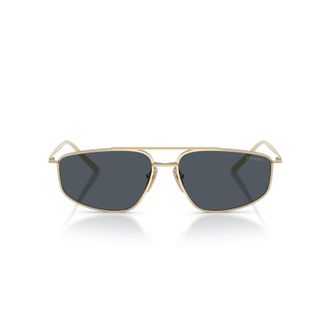 Prada 0pr C51s Gold Metal Frame Sunglasses
