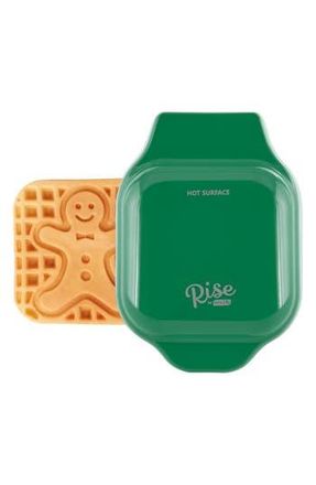 Dash Gingerbread Mini Waffle Maker in Green at Nordstrom Rack