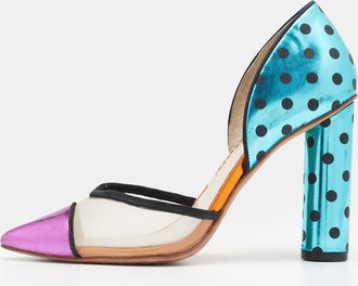 Sophia Webster Multicolor Leather And Mesh Jessica Dorsay Pumps