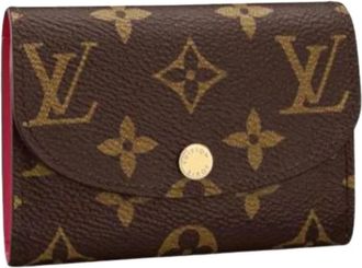 Louis Vuitton Pre-owned Wallets, female, Brown, Size: ONE SIZE Pre-owned Rosalie Coin Purse Wallet Fuchsia Pink
