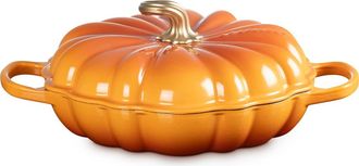 LE CREUSET Enameled Cast Iron Pumpkin Braiser in Persimmon at Nordstrom