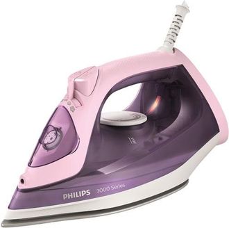 Philips 3000 Series Dst3020/30 Plancha Plancha A Vapor Suela De Cer&aacute;mica 2200 W Rosa, P&uacute;rpura