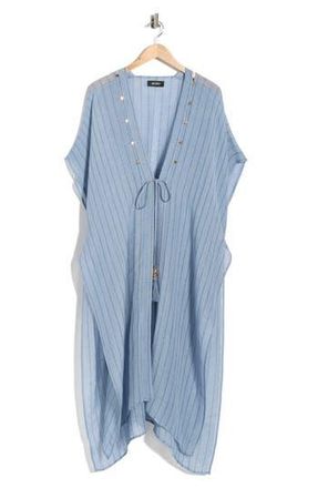 BCBGeneration Pinstripe Woven Duster in Denim at Nordstrom Rack