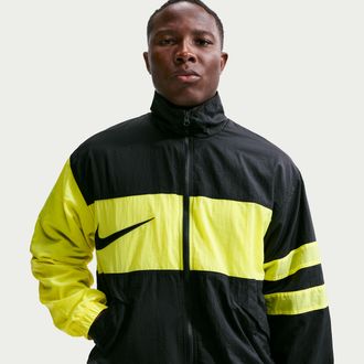 Nike Mens i96 Repel Soccer Woven Track Jacket in Black | IM4171-011