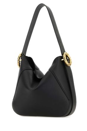 Lanvin Womens Black Leather Melodie Shoulder Bag Borse A Mano