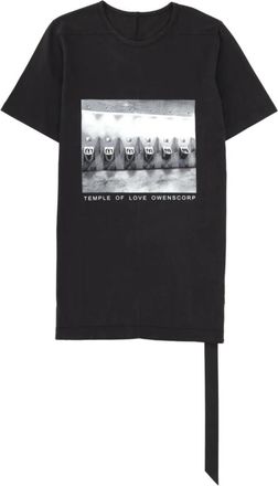 Rick Owens Black Short Sleeves T-Shirt