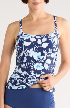 Jantzen Eden Cami Tankini Top in Pantheon Blue at Nordstrom Rack, Size 18