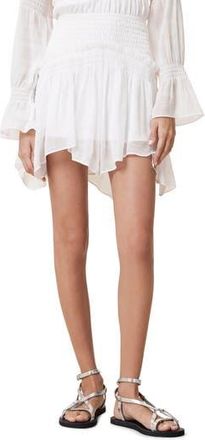 AllSaints Pamela Asymmetric Skirt in Snow White at Nordstrom Rack, Size 10 Us / 14 Uk