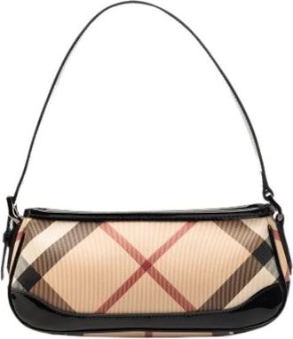 Burberry Pre-owned Shoulder Bags, female, Beige, Size: ONE SIZE Pre-owned Shoulder Bag