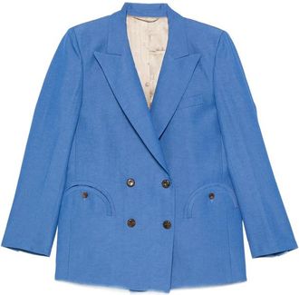 Blaz&eacute; Milano Double-breasted Pocket Blazer