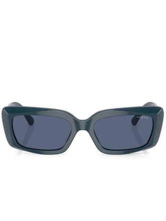 Vogue Eyewear Occhiali da sole squadrati con stampa - Blu