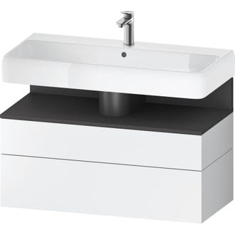 Duravit Duravit - Qatego Mueble Bajo Lavabo, 1 Extra&iacute;ble Y 1 Caj&oacute;n