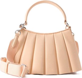 Lacoste Pink Lenglen Leather Shoulder Bag
