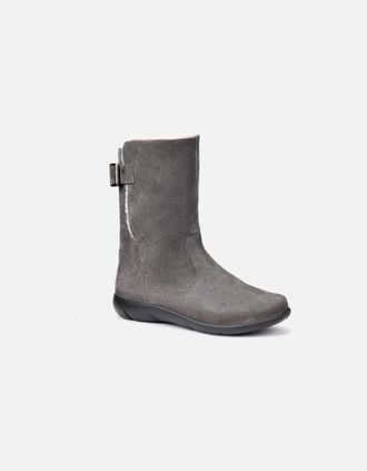 Hotter Womens Carlow Wide Womens Warm Lined Boots - Grey - Size: 5.5