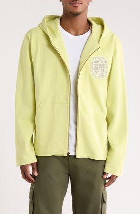 Honor The Gift Art Institute Patch Zip Hoodie in Green at Nordstrom, Size Xx-Large