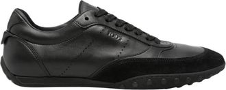 Tod's Platte Schoenen - Heren - Sneakers - Zwart - 42 1/2 EU - Schoenen