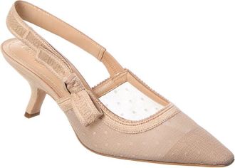 Dior JAdior Mesh & Suede Slingback Pump