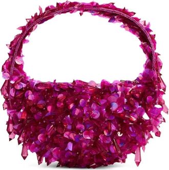 Acler Birch crystal-embellished tote bag - Pink