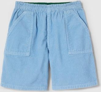 Gucci Kids - Velvet Corduroy Shorts, Size 10 years, Blue, Ready-to-wear