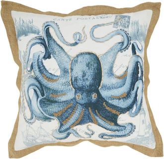 Saro Lifestyle Outdoor Octopus Pillow