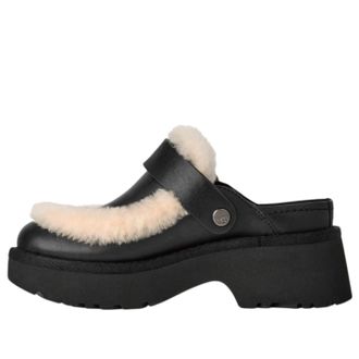 UGG (WMNS) UGG Esmee Leather Clog Mules Black 1171507-BLK